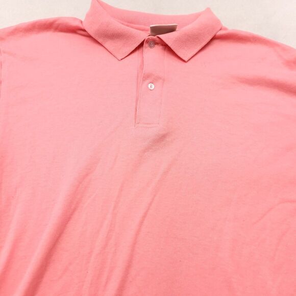 American Edition Short Sleeve Collared Polo Shirt Adult Mens Size Large L Pink - Picture 1 of 9